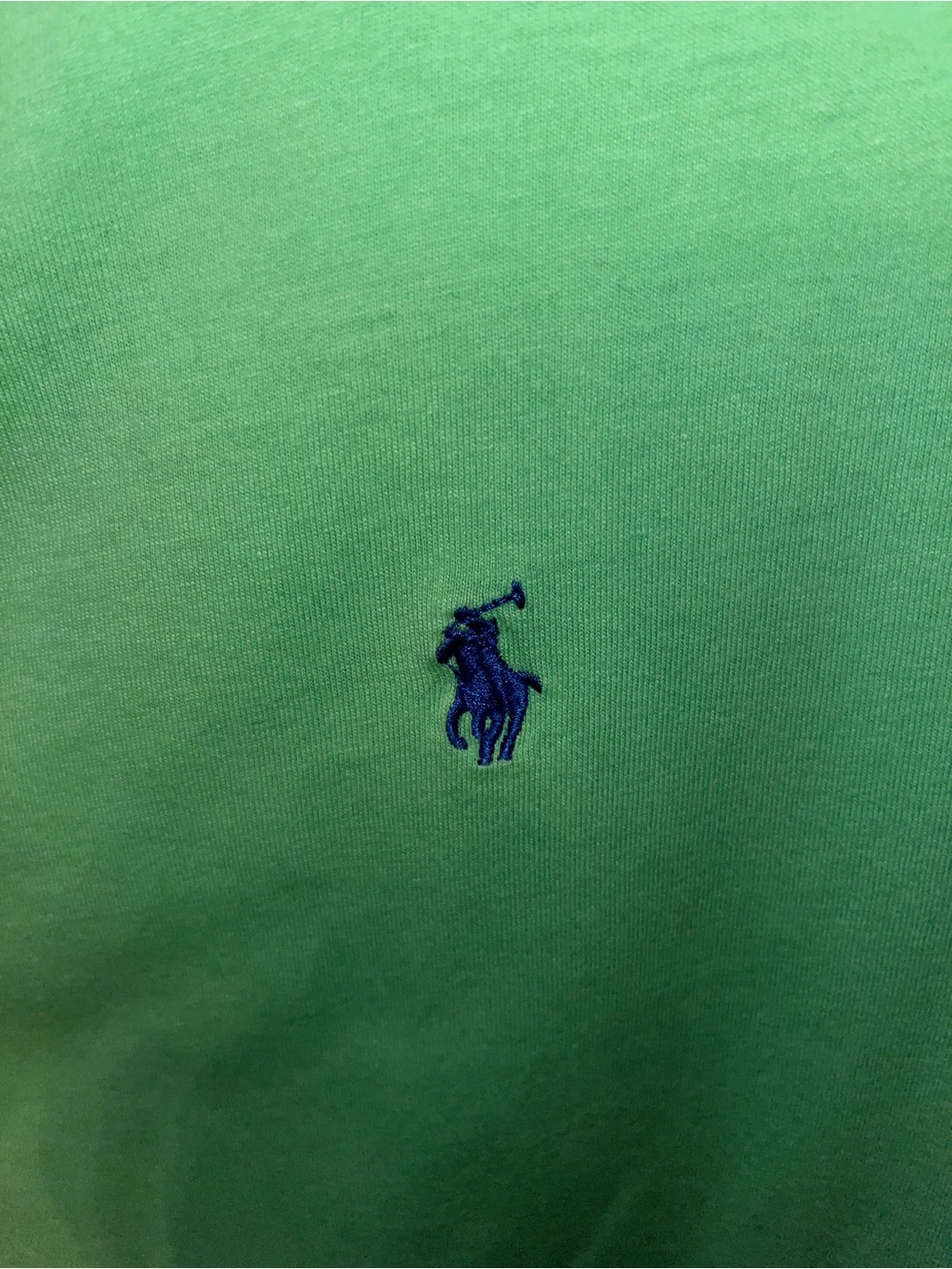 Ralph Lauren Kids Bright Green Tee with Navy Logo XL youth - Picture 4 of 4